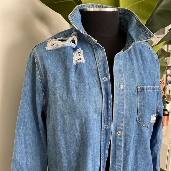 2XL Jean Shirt / Oversized Jacket - Picture 2 of 6